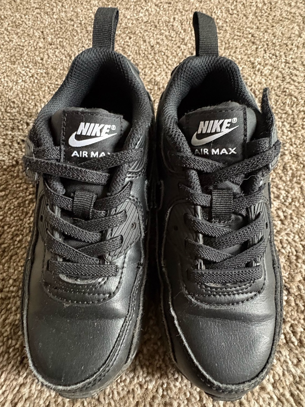 Nike Black Air Max Kids Sneakers